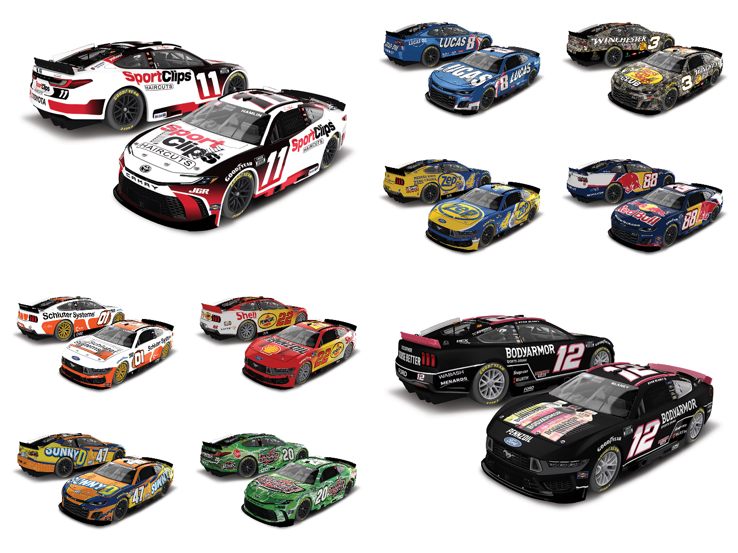 2025 NASCAR Cup Series Diecast Production Recap